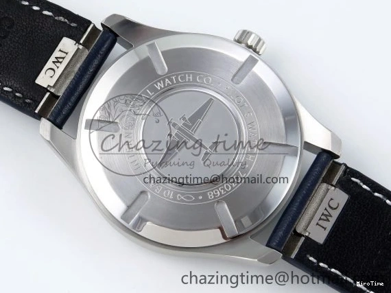 MIROTIME 0401 DailyWear Pilot Mark XX BLSF 1:1 Best Edition Blue Dial on Blue Leather Strap MIYOTA 7022